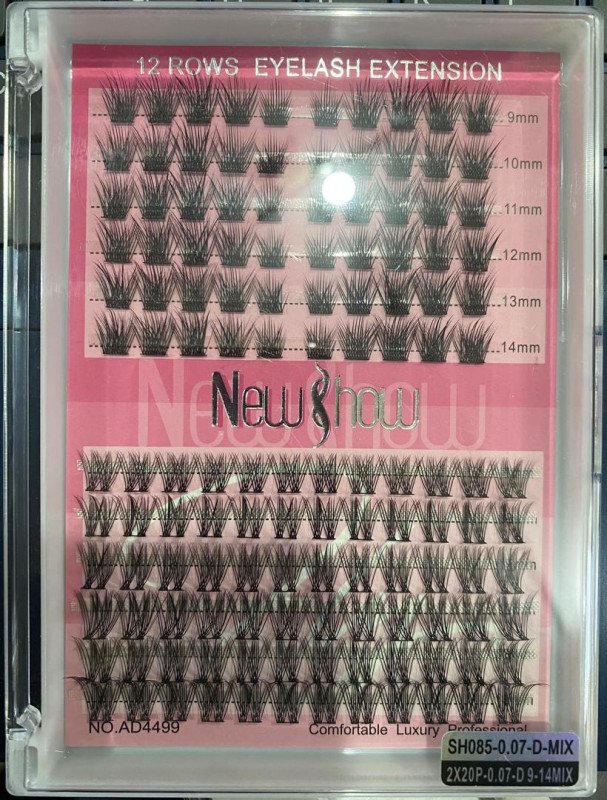 Eyelash Extension 12 Rows New&How - AD4499